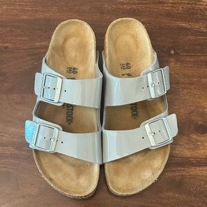 Birkenstock Glossy Gray Sandals